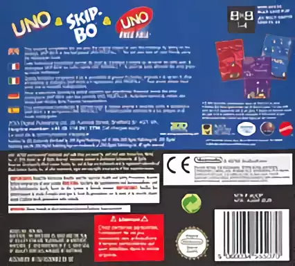 Image n° 2 - boxback : Uno - Skip-Bo - Uno Free Fall (3 Game Pack)